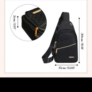 Stylish Quilted Sling Bag NWT
